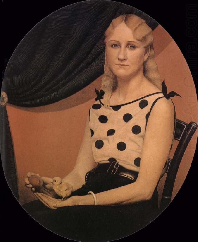 Portrait, Grant Wood